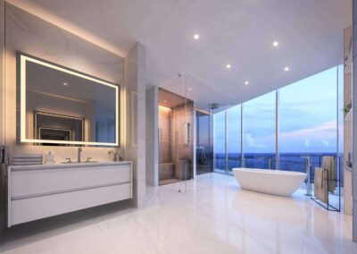Aston Martin Residences Penthouse Bathroom